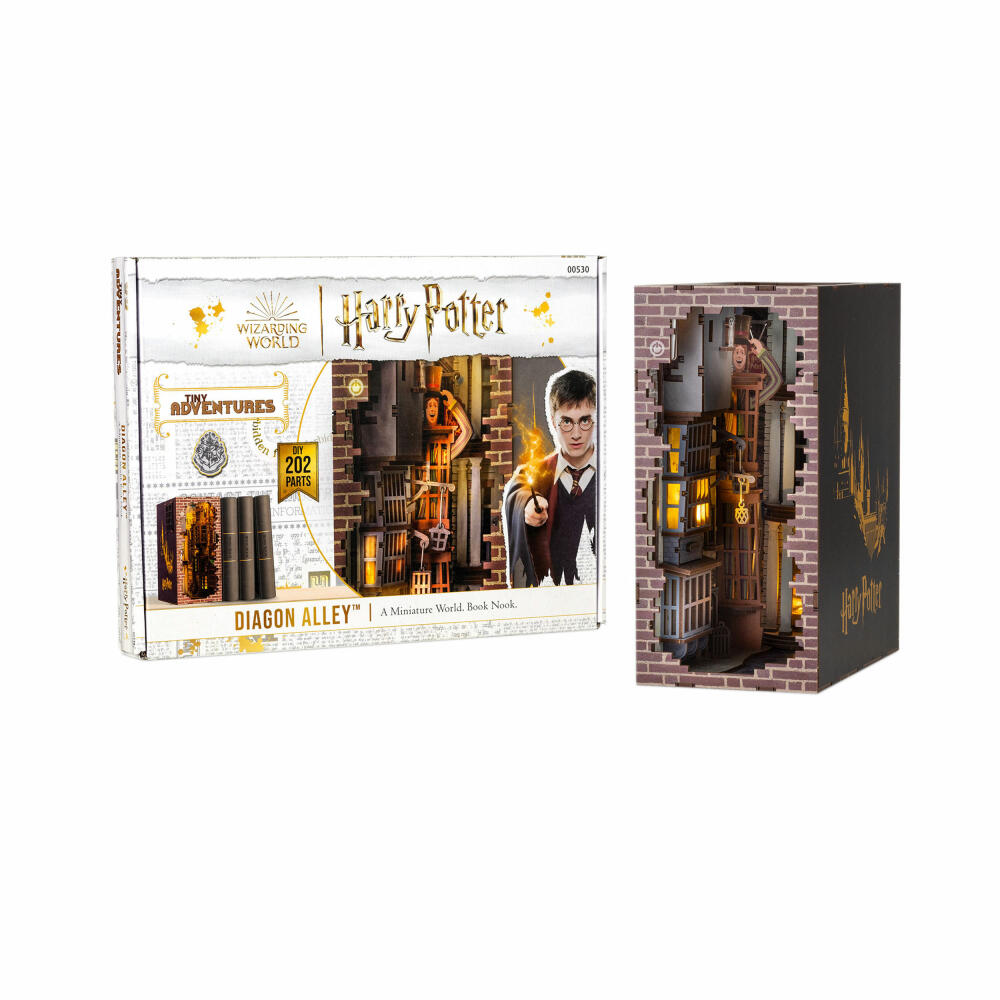 Revell Book Nook Tiny Adventures - Harry Potter Diagon Alley, Winkelgasse, 202 Teile, 00530