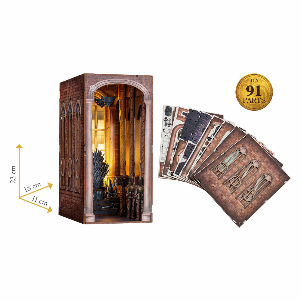 Revell Book Nook Tiny Adventures - House of the Dragon Iron Throne, Bücherstütze, 91 Teile, 00531
