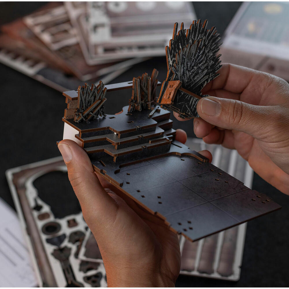 Revell Book Nook Tiny Adventures - House of the Dragon Iron Throne, Bücherstütze, 91 Teile, 00531
