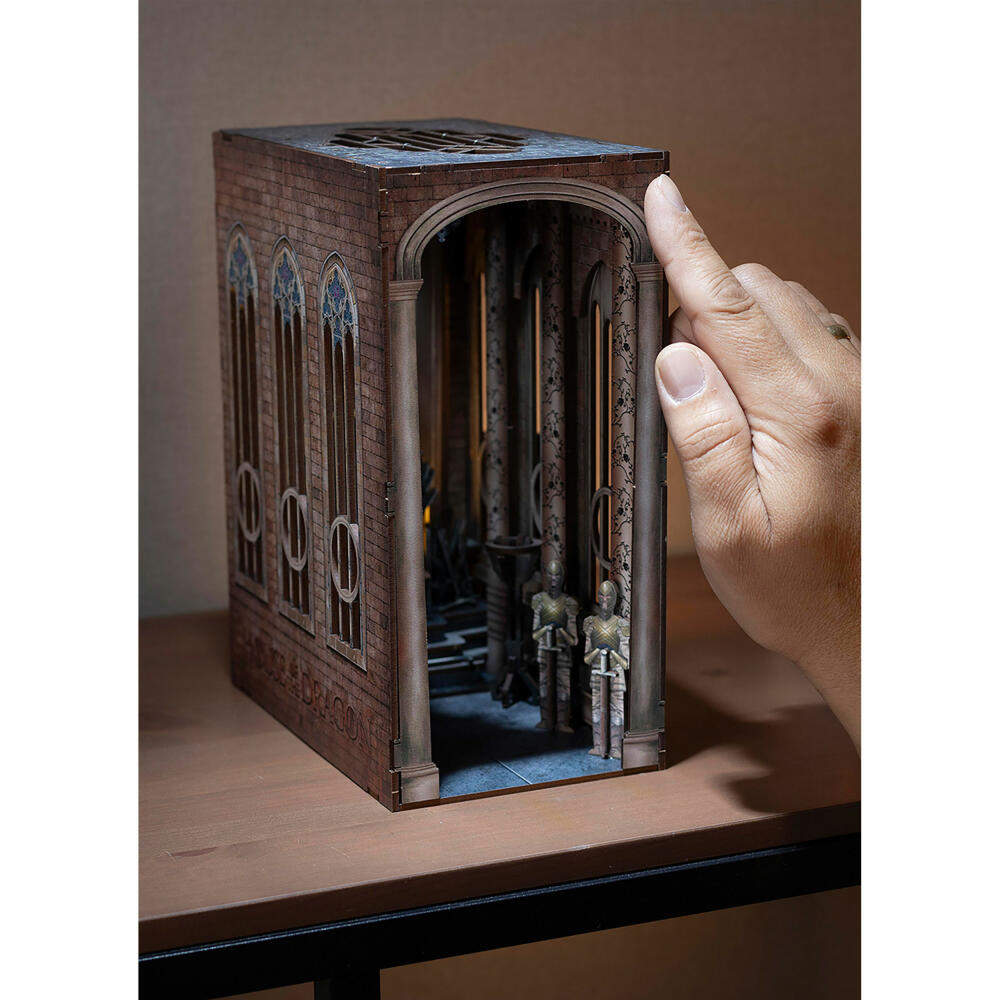 Revell Book Nook Tiny Adventures - House of the Dragon Iron Throne, Bücherstütze, 91 Teile, 00531