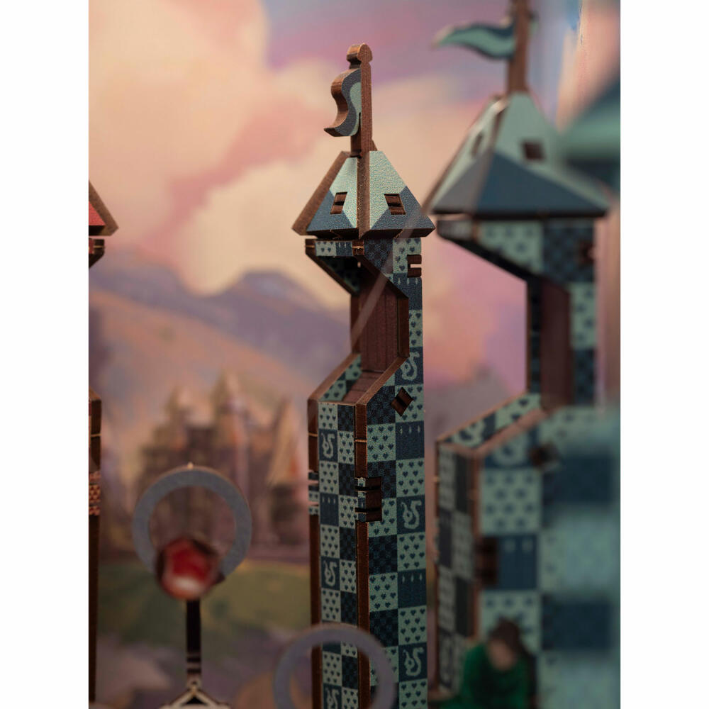 Revell Book Nook Tiny Adventures - Harry Potter Quidditch Field, Bücherstütze, 124 Teile, 00532