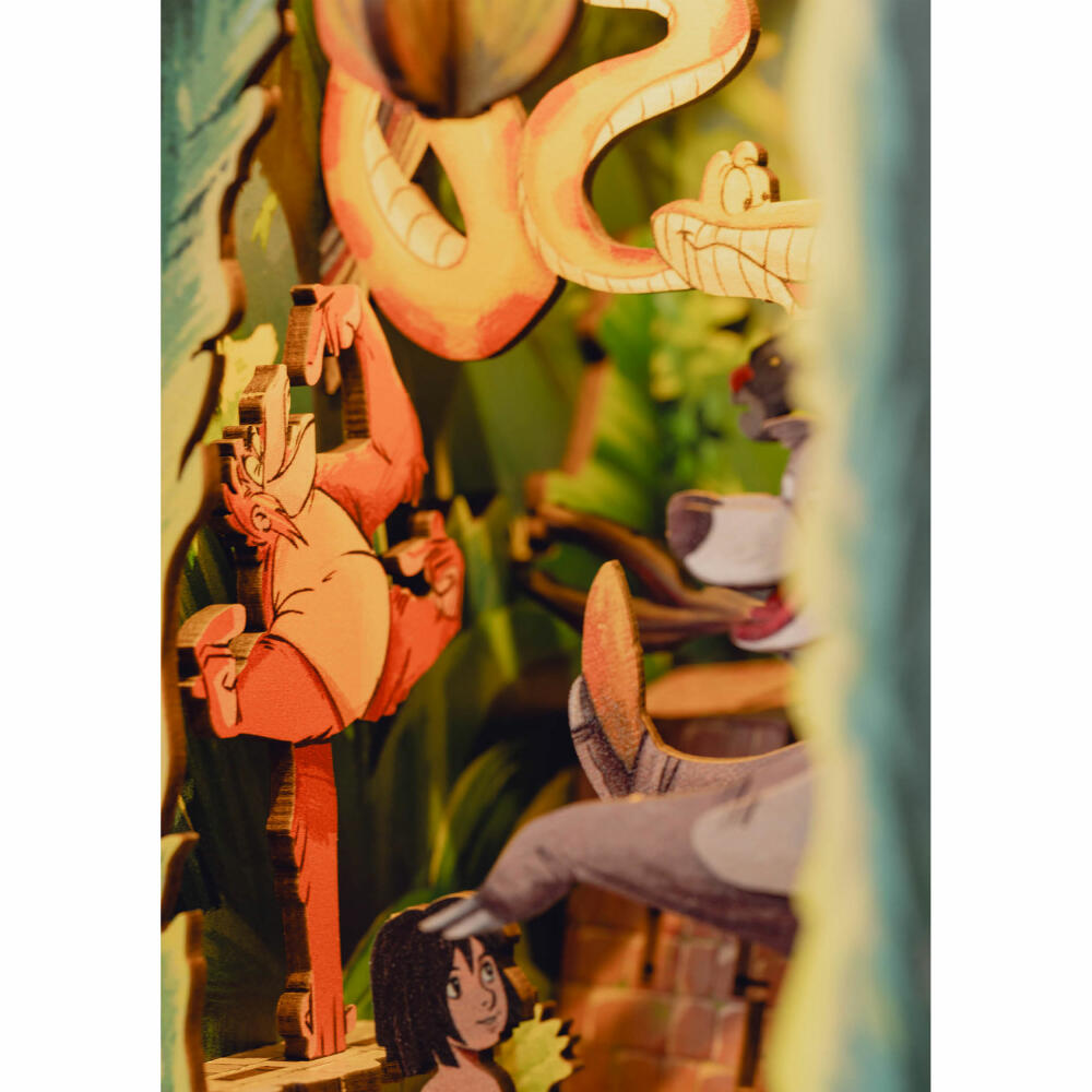 Revell Book Nook Tiny Adventures - Disney Das Dschungelbuch, Bücherstütze, 68 Teile, 00535