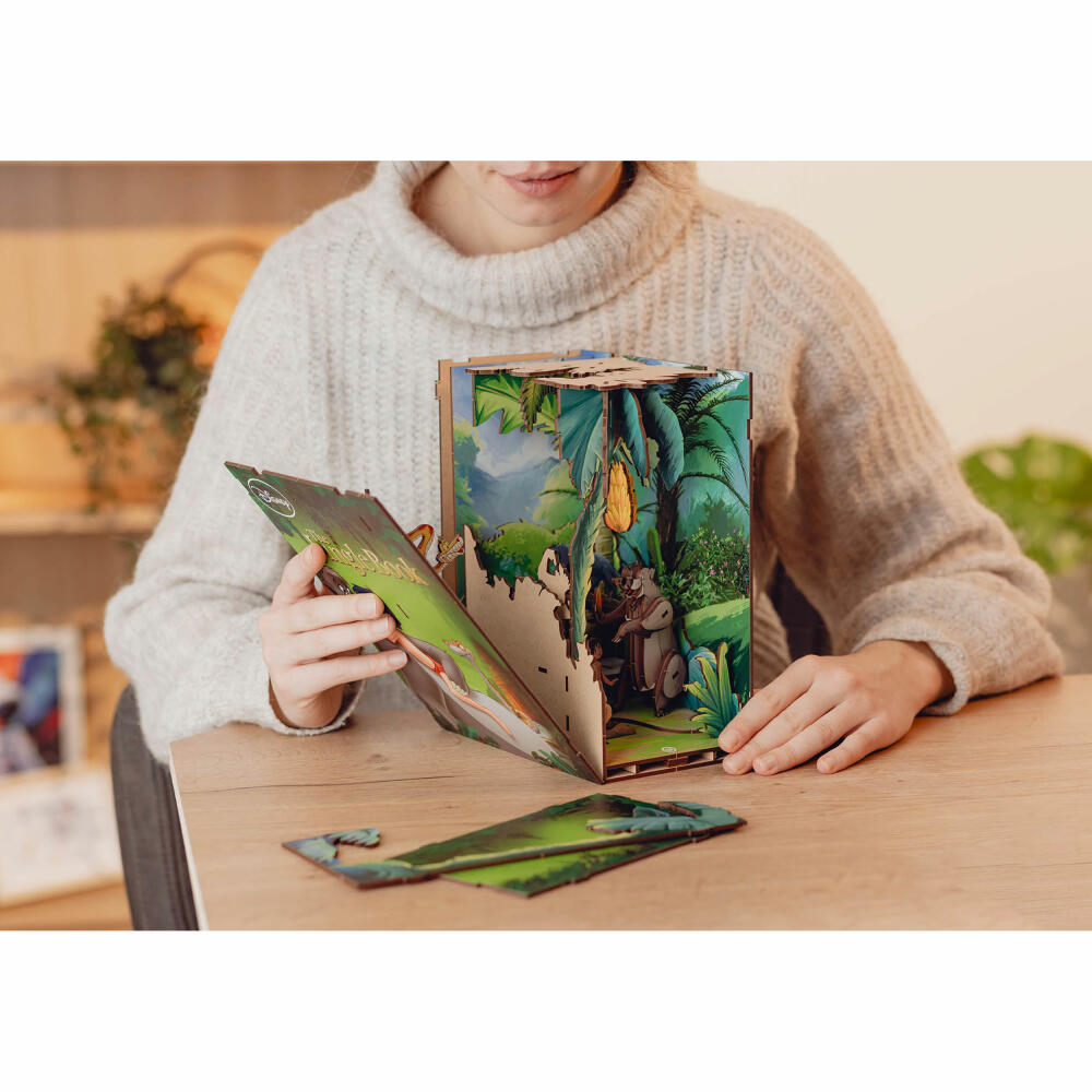 Revell Book Nook Tiny Adventures - Disney Das Dschungelbuch, Bücherstütze, 68 Teile, 00535