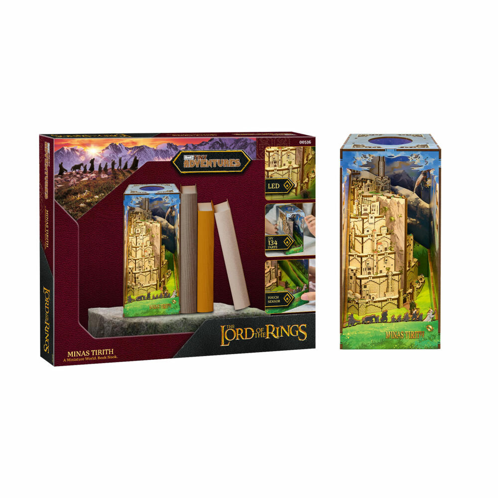 Revell Book Nook Tiny Adventures - Herr der Ringe Minas Tirith, Bücherstütze, 00536
