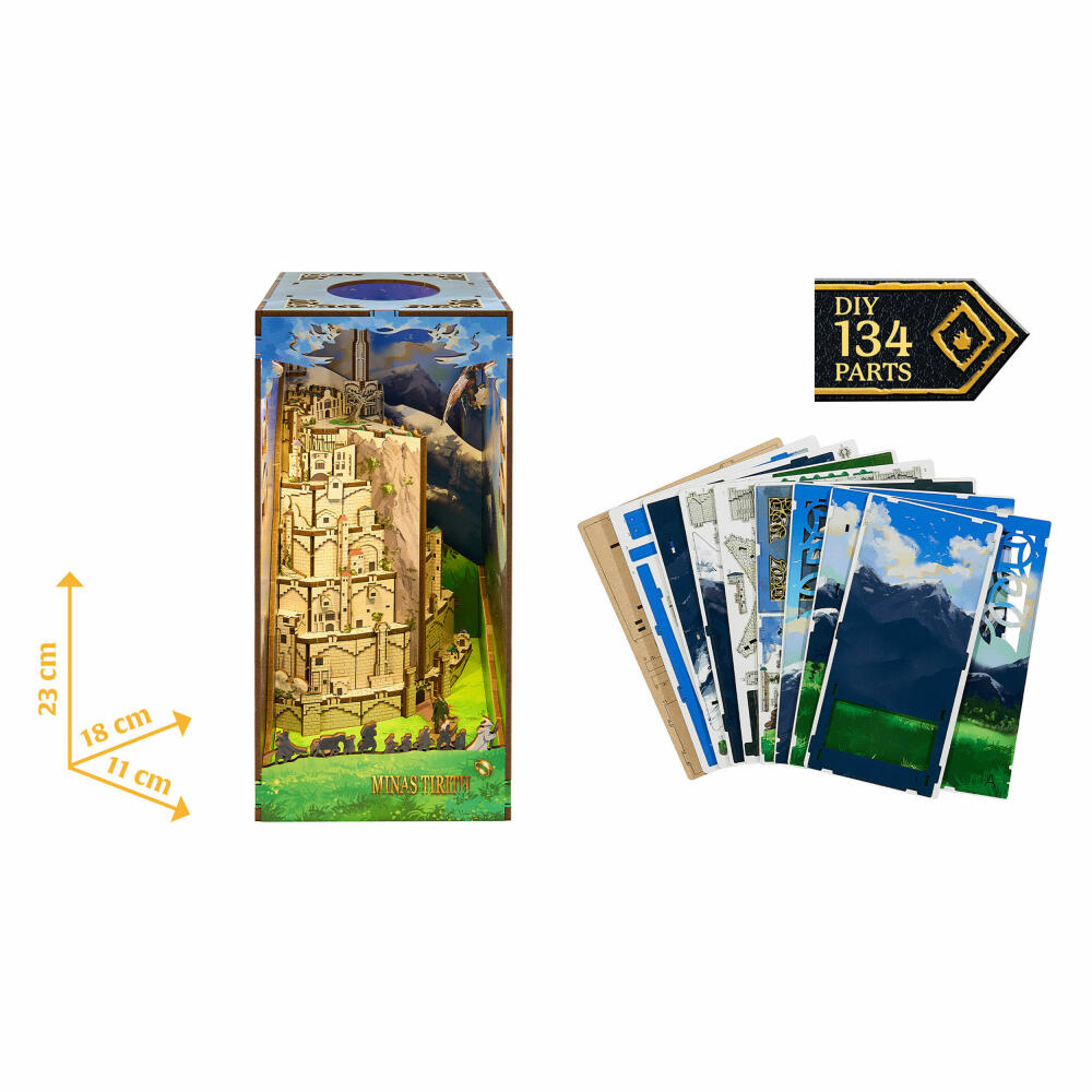 Revell Book Nook Tiny Adventures - Herr der Ringe Minas Tirith, Bücherstütze, 00536