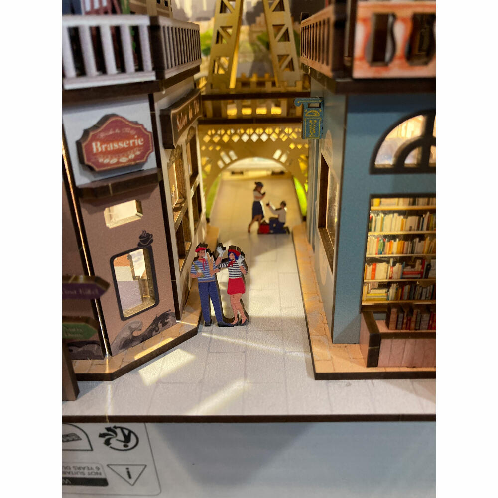 Revell Book Nook Tiny Adventures Paris, Bücherstütze, 168 Teile, 00539