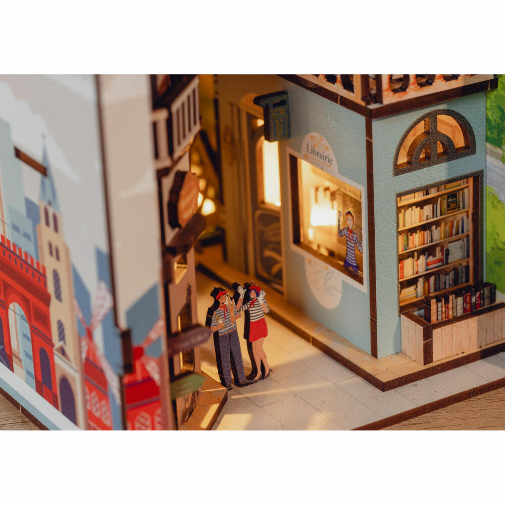 Revell Book Nook Tiny Adventures Paris, Bücherstütze, 168 Teile, 00539