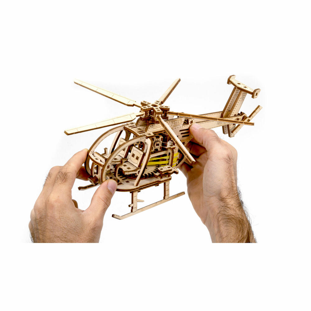 Revell 3D-Holzmodellbausatz Tiny Adventures - Helicopter, 173 Teile, 1:30, 00611