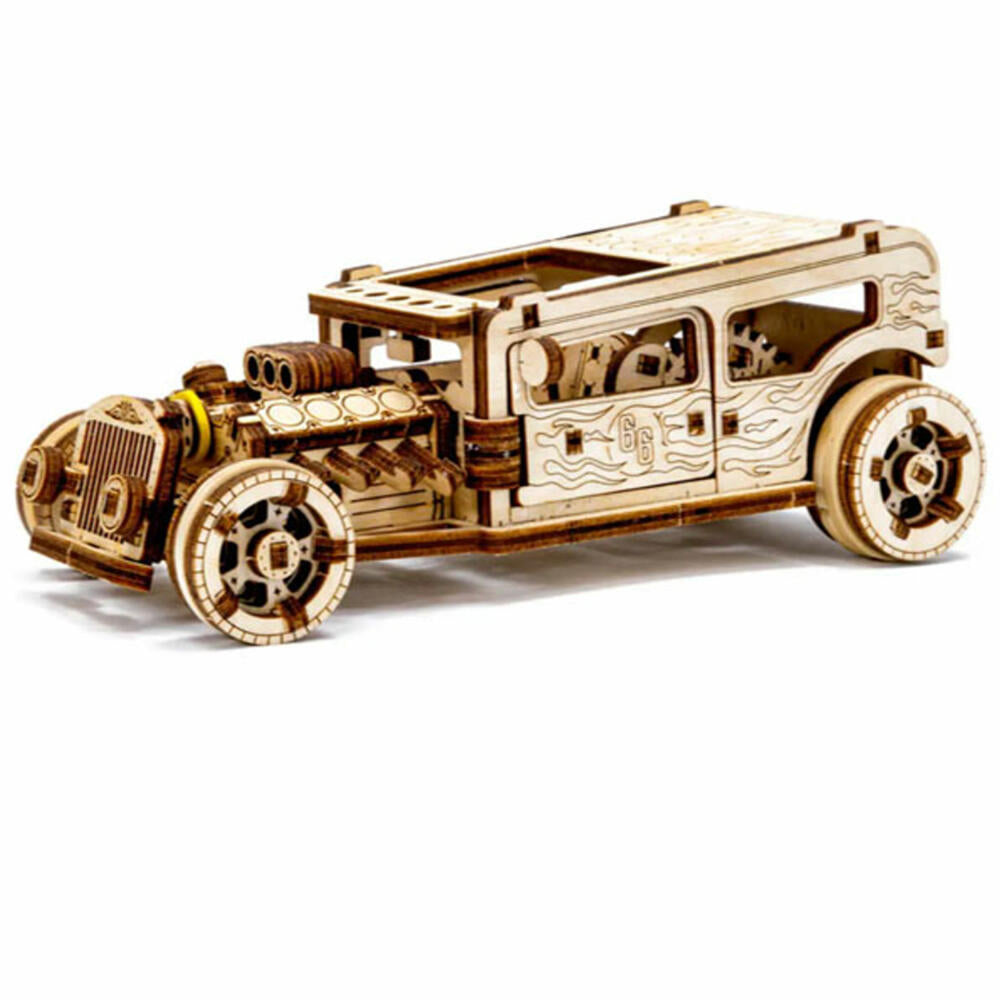 Revell 3D-Holzmodellbausatz Tiny Adventures - Hot Rod, 141 Teile, 1:32, 00612