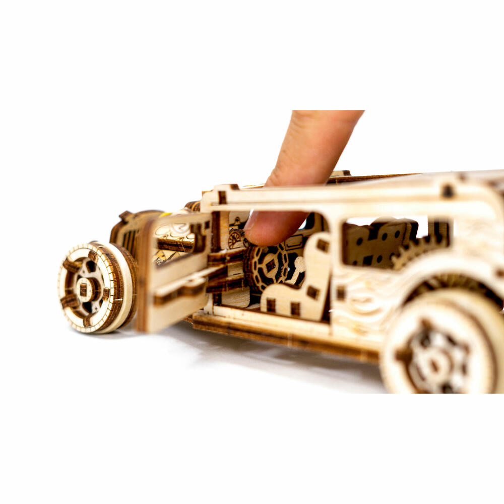 Revell 3D-Holzmodellbausatz Tiny Adventures - Hot Rod, 141 Teile, 1:32, 00612