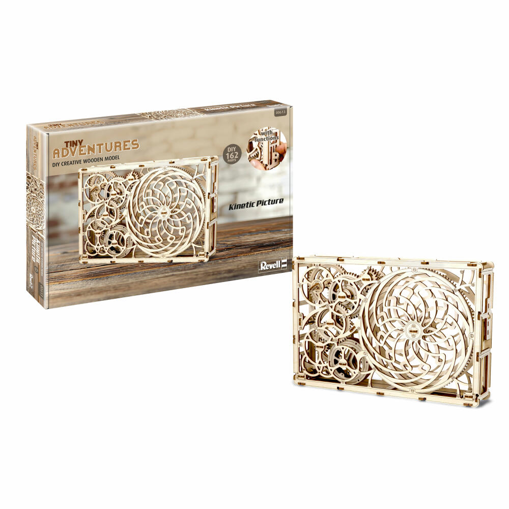 Revell 3D-Holzmodellbausatz Tiny Adventures - Kinetic Picture, 185 Teile, 00613