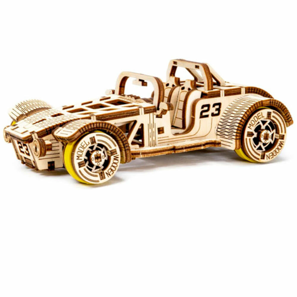 Revell 3D-Holzmodellbausatz Tiny Adventures - Roadster, 111 Teile, 1:32, 00615