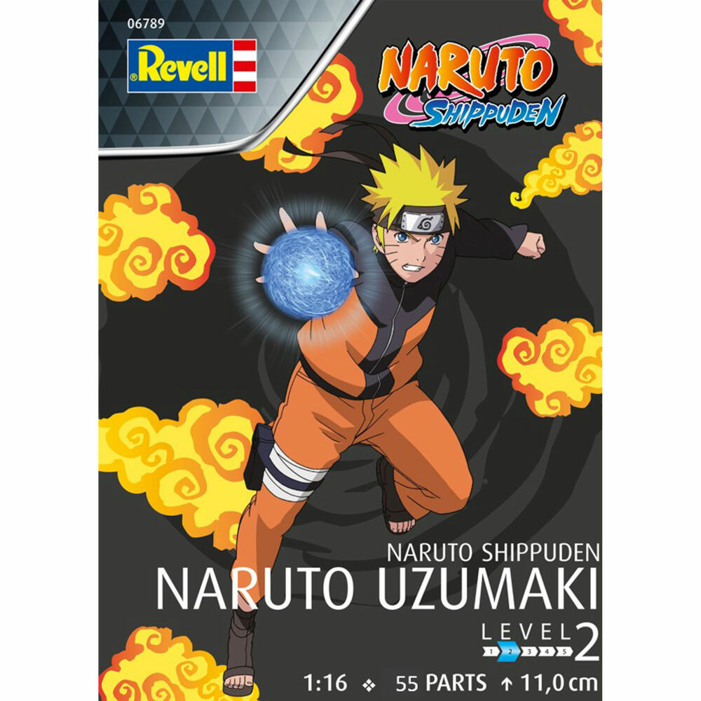 Revell Steckbausatz Naruto Uzumaki - Click System, Anime, 37 Teile, 1:16, 06789