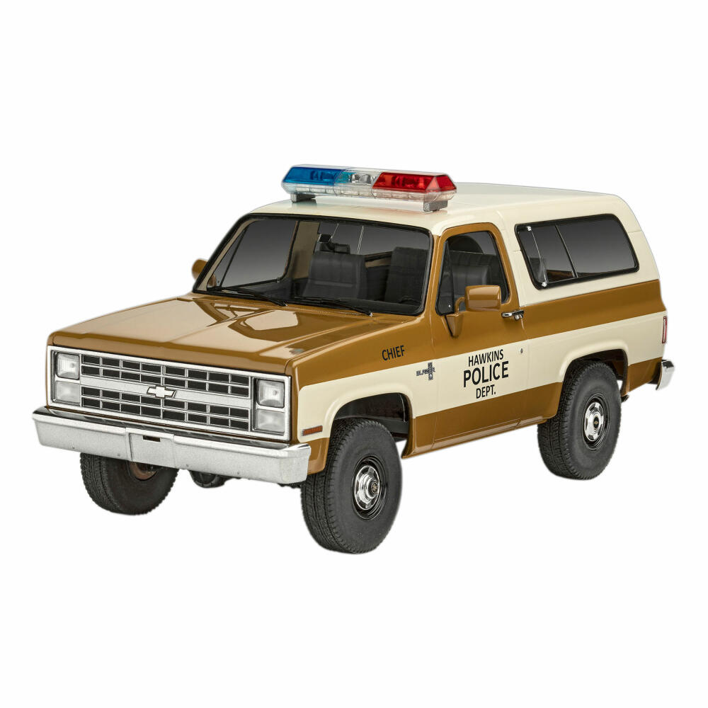 Revell Fahrzeug-Modellbausatz Stranger Things Hoppers Chevy Blazer K5, Auto, 162 Teile, 1:25, 07724