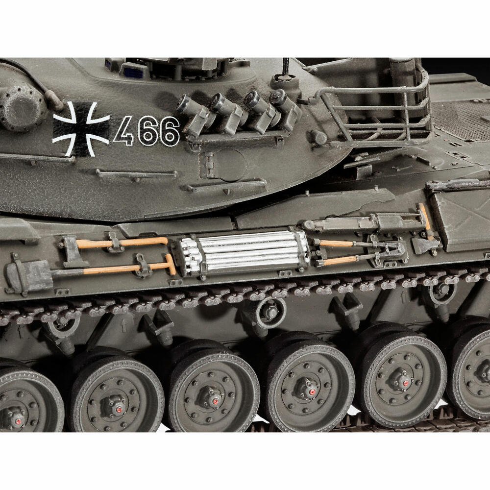Revell Panzer-Modellbausatz Leopard 1, Militär, 260 Teile, 1:35, 03240