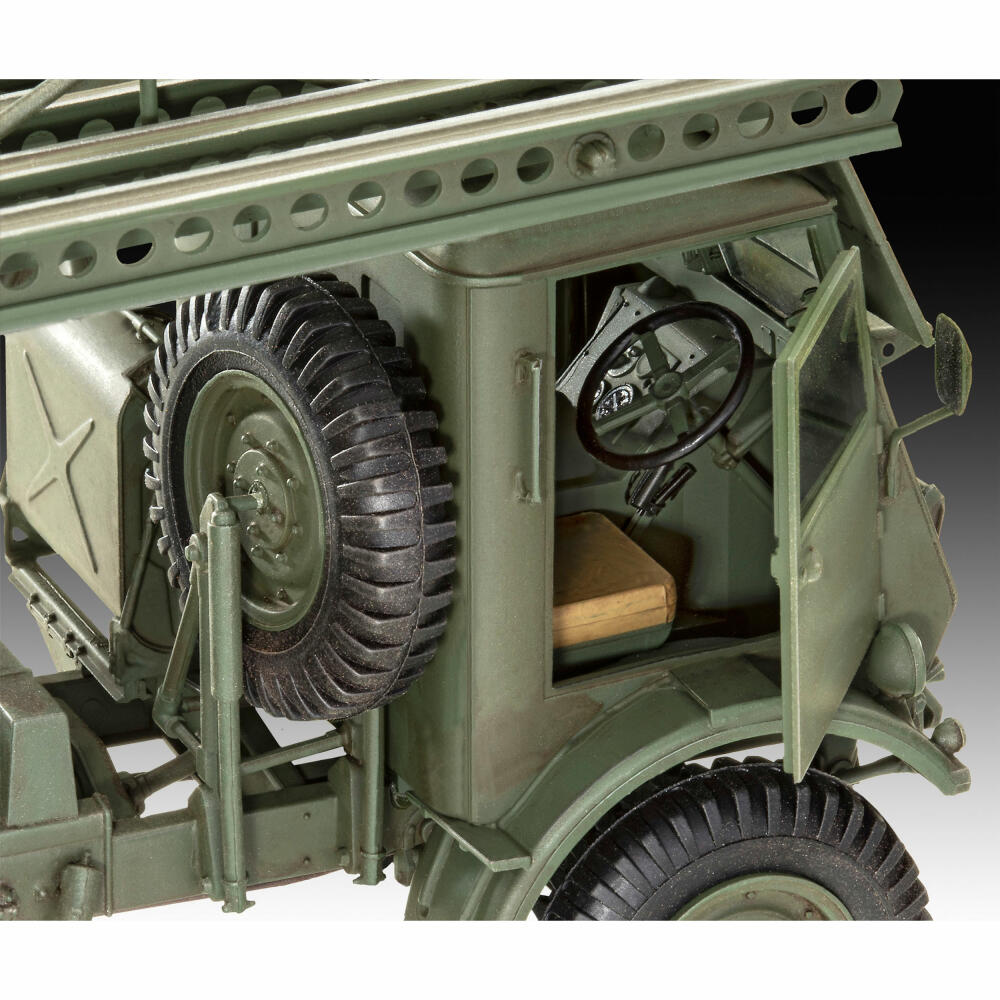 Revell Panzer-Modellbausatz W.O.T. 8 BM-13-16 Katyusha/Cargo, Raketenwerfer, 338 Teile, 1:35, 03338