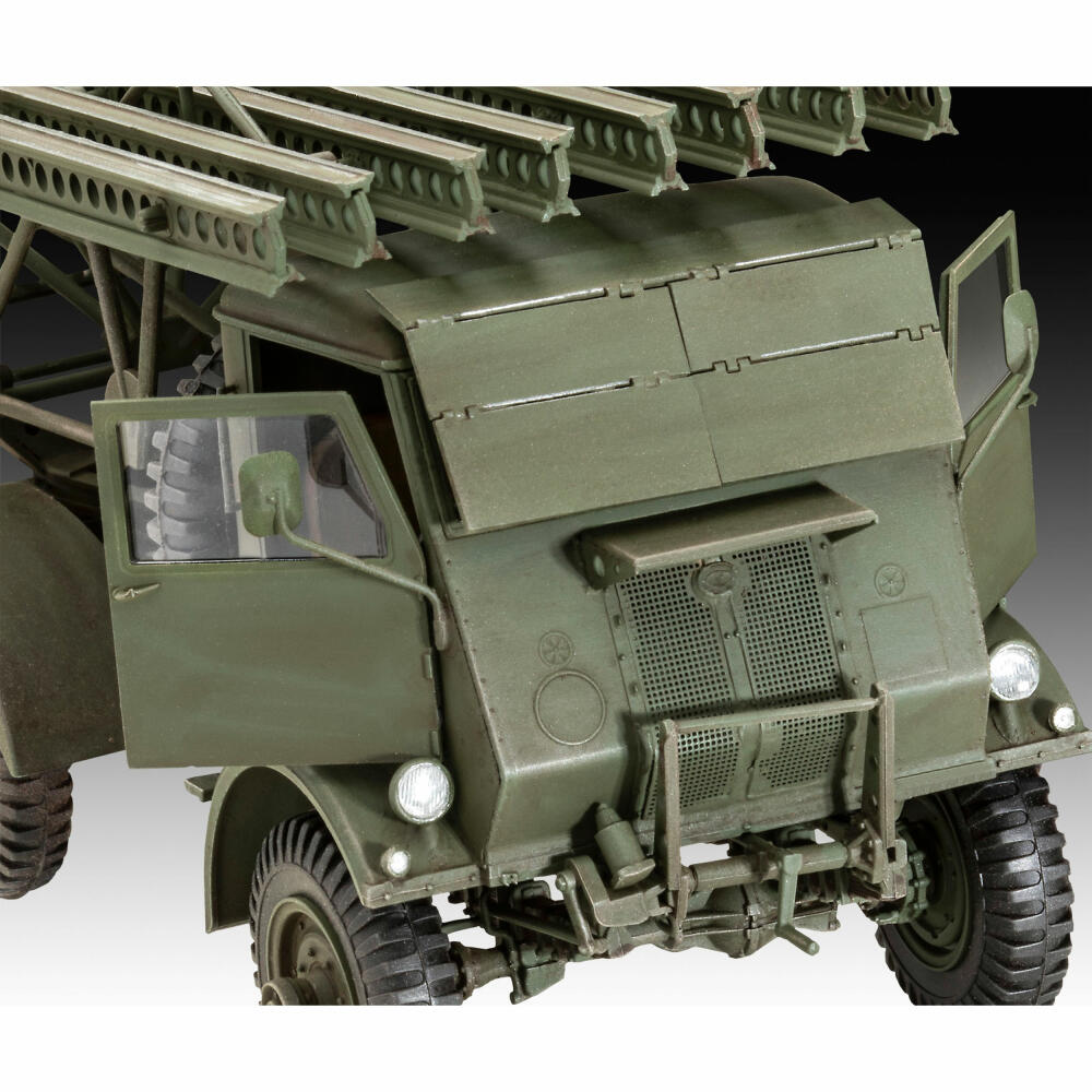 Revell Panzer-Modellbausatz W.O.T. 8 BM-13-16 Katyusha/Cargo, Raketenwerfer, 338 Teile, 1:35, 03338