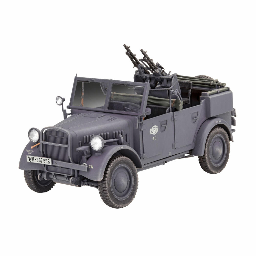 Revell Fahrzeug-Modellbausatz le. gl. Einheits-PKW 4, Militär, 254 Teile, 1:35, 03339