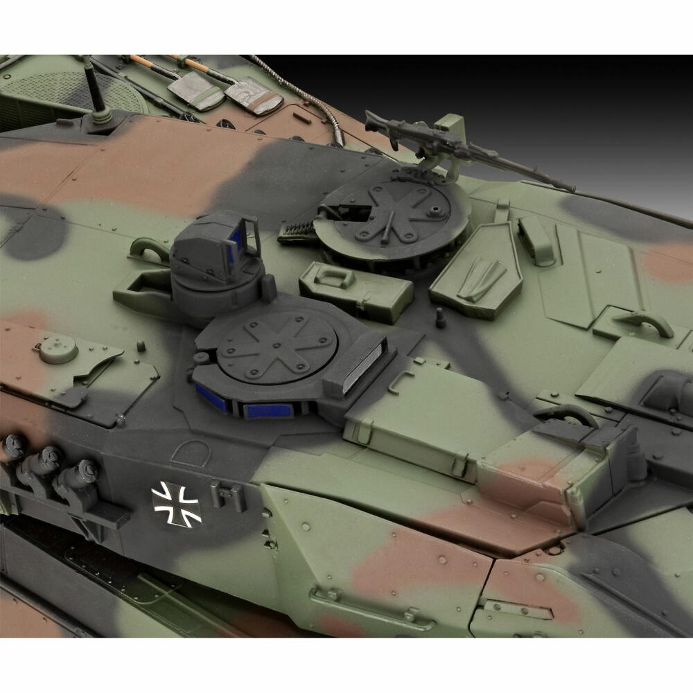 Revell Panzer-Modellbausatz Leopard 2 A6M+, Militär, 249 Teile, 1:35, 03342