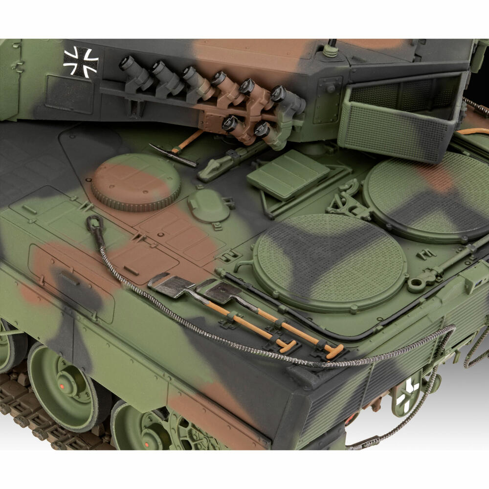Revell Panzer-Modellbausatz Leopard 2 A6M+, Militär, 249 Teile, 1:35, 03342