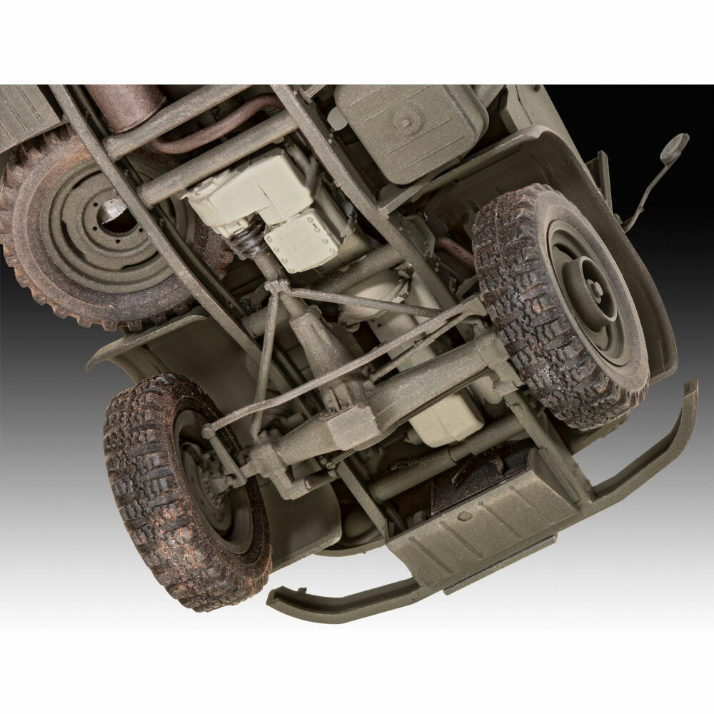 Revell Fahrzeug-Modellbausatz Unimog 404 S, Transporter, 244 Teile, 1:35, 03348