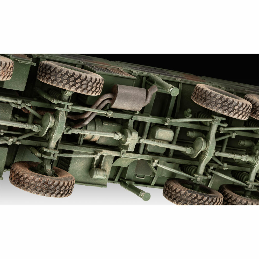 Revell Fahrzeug-Modellbausatz MAN 10t milgl Truck 8x8, Militär, 245 Teile, 1:35, 03367