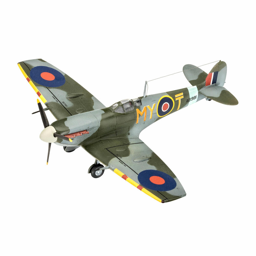 Revell Flugzeug-Modellbausatz Combat Set Bf109 & Spitfire Mk.V, 76 Teile, 1:72, 03710