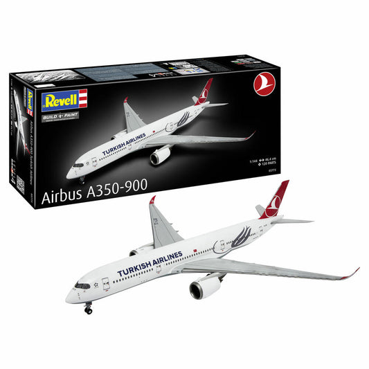 Revell Flugzeug-Modellbausatz Airbus A350-900 Turkish Airlines, 120 Teile, 1:144, 03773