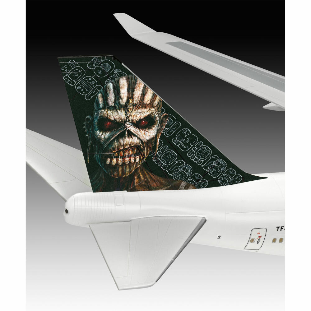 Revell Flugzeug-Modellbausatz Boeing 747-400 Iron Maiden Ed Force One, 85 Teile, 1:144, 03780