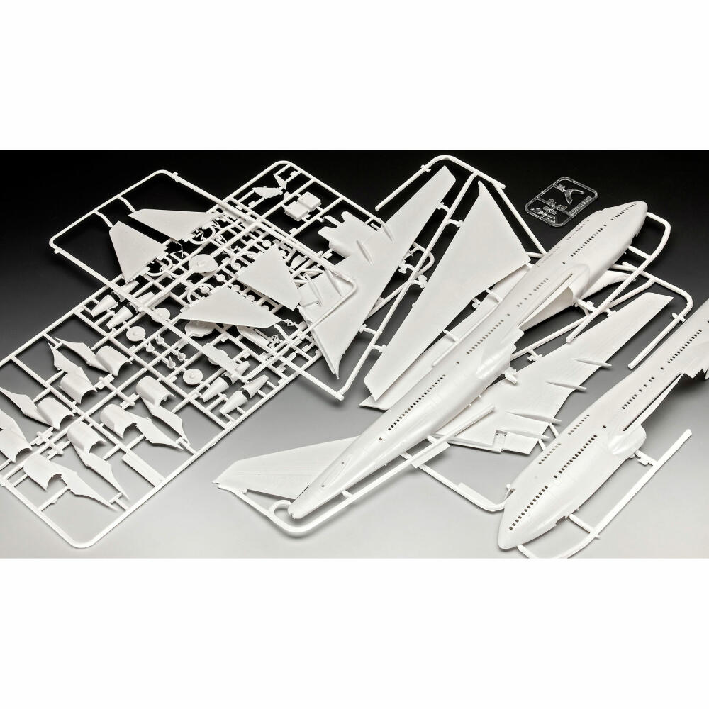 Revell Flugzeug-Modellbausatz Boeing 747-400 Iron Maiden Ed Force One, 85 Teile, 1:144, 03780