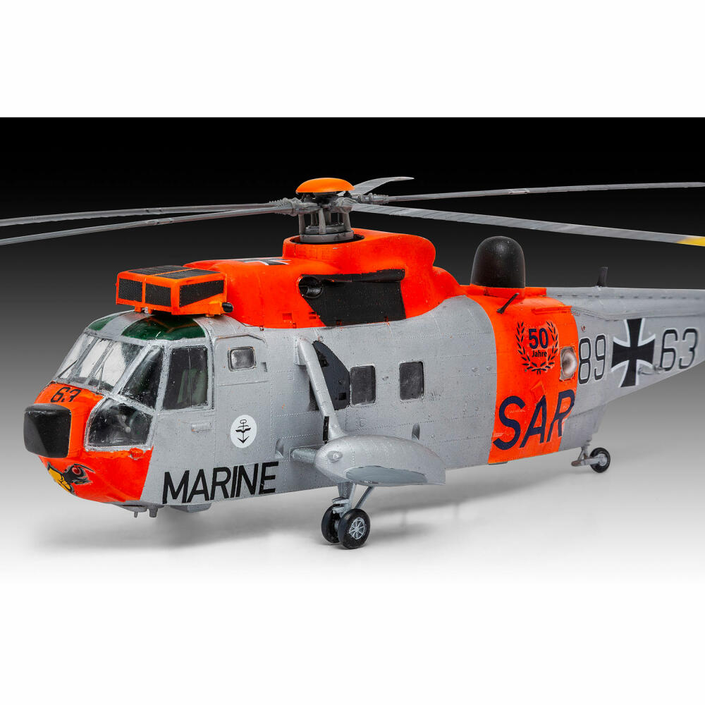 Revell Hubschrauber-Modellbausatz Westland Sea King Mk. 41/HU.5, Helikopter, 132 Teile, 1:72, 03785