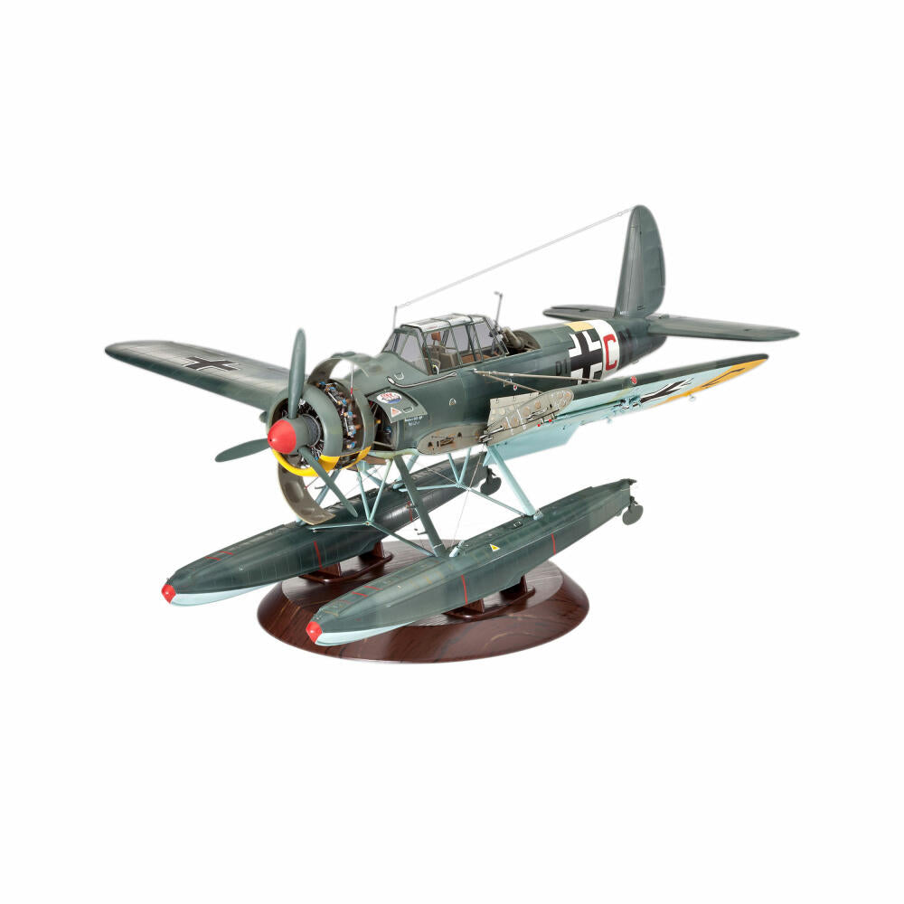 Revell Flugzeug-Modellbausatz Arado Ar196A-3 Seaplane, Wasserflugzeug, 192 Teile, 1:32, 03787