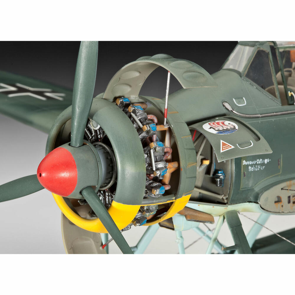 Revell Flugzeug-Modellbausatz Arado Ar196A-3 Seaplane, Wasserflugzeug, 192 Teile, 1:32, 03787