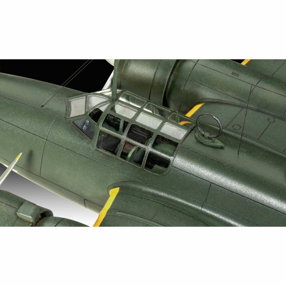 Revell Flugzeug-Modellbausatz KI-21-lA Sally, 186 Teile, 1:72, 03797