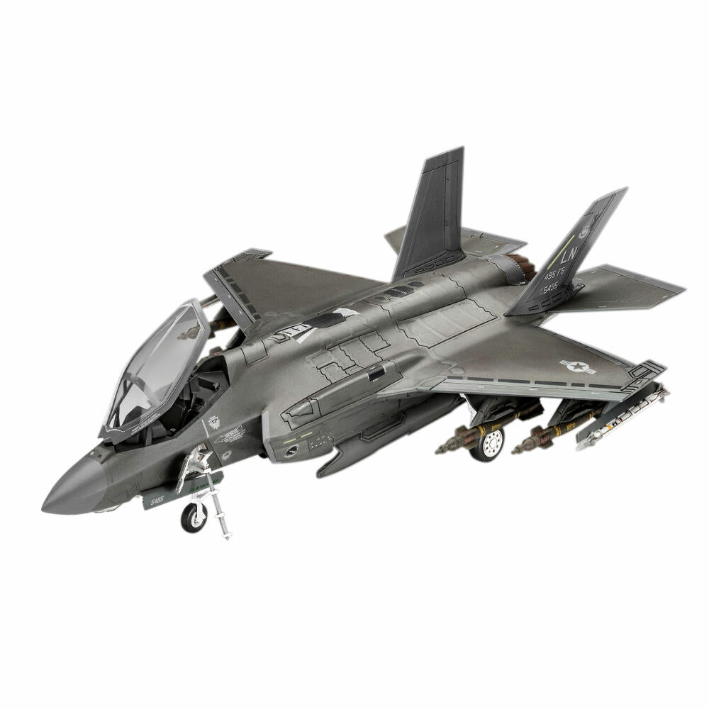 Revell Flugzeug-Modellbausatz Lockheed Martin F-35A Lightning II, 143 Teile, 1:72, 03799