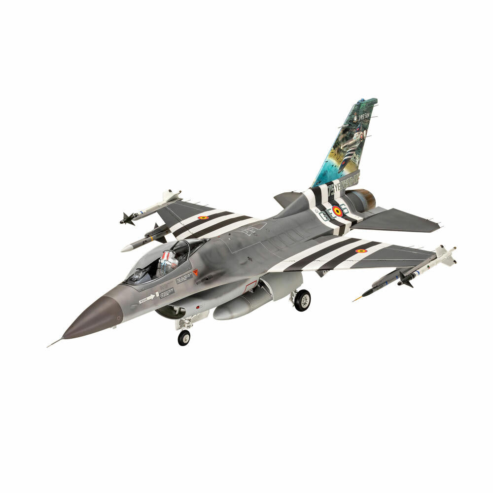 Revell Flugzeug-Modellbausatz F-16 Falcon 50th Anniversary, 150 Teile, 1:32, 03802