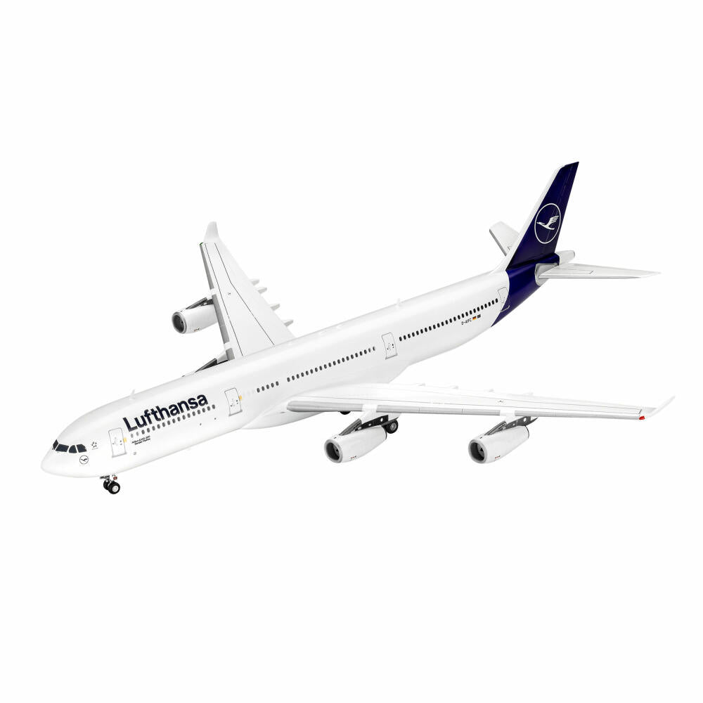 Revell Flugzeug-Modellbausatz Airbus A340-300 Lufthansa New Livery, 114 Teile, 1:144, 03803