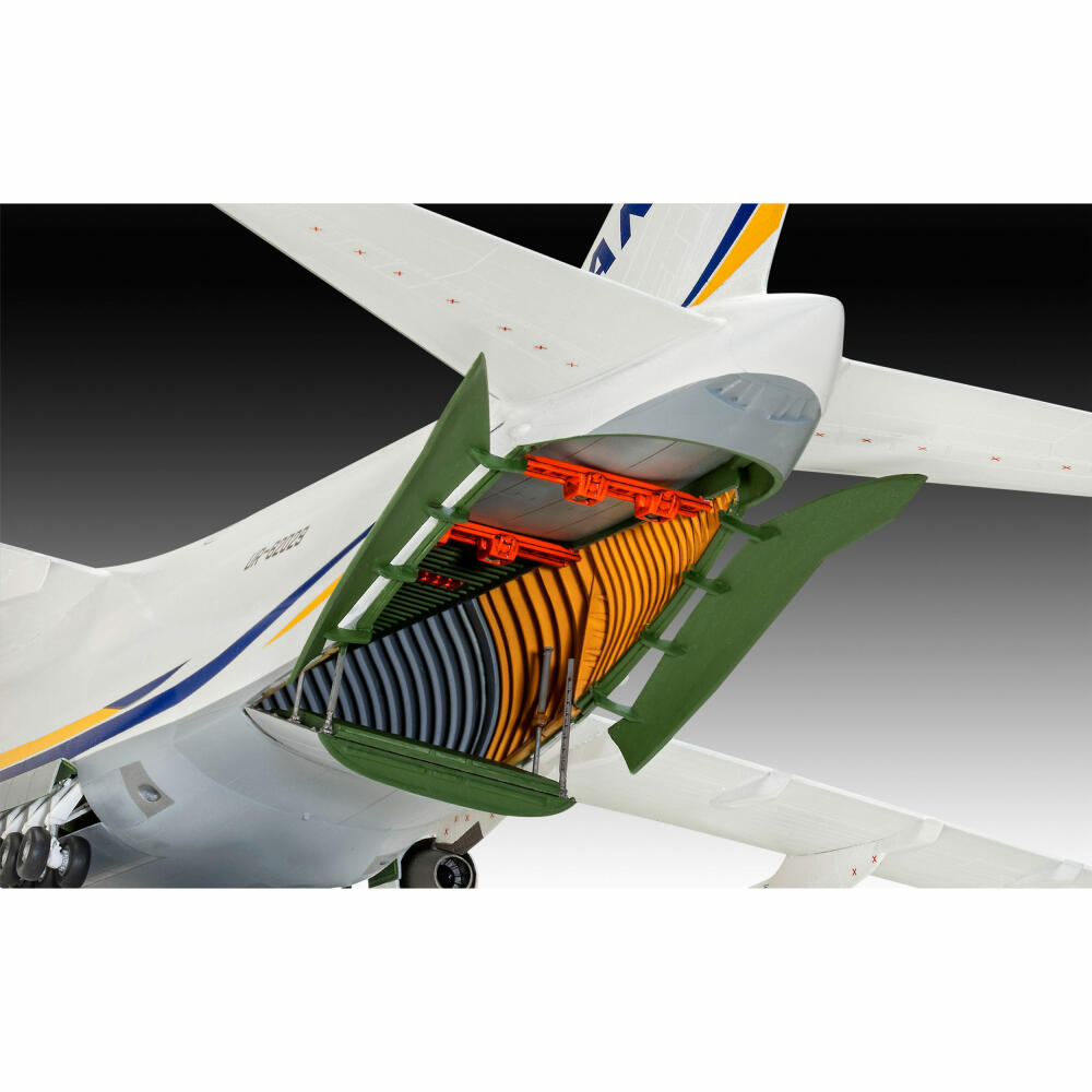 Revell Flugzeug-Modellbausatz Antonov AN-124 Ruslan, 178 Teile, 1:144, 03807