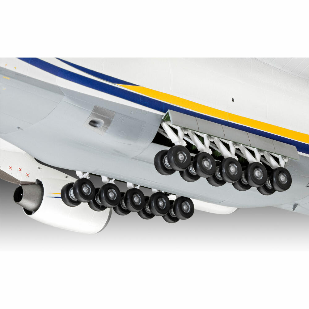Revell Flugzeug-Modellbausatz Antonov AN-124 Ruslan, 178 Teile, 1:144, 03807