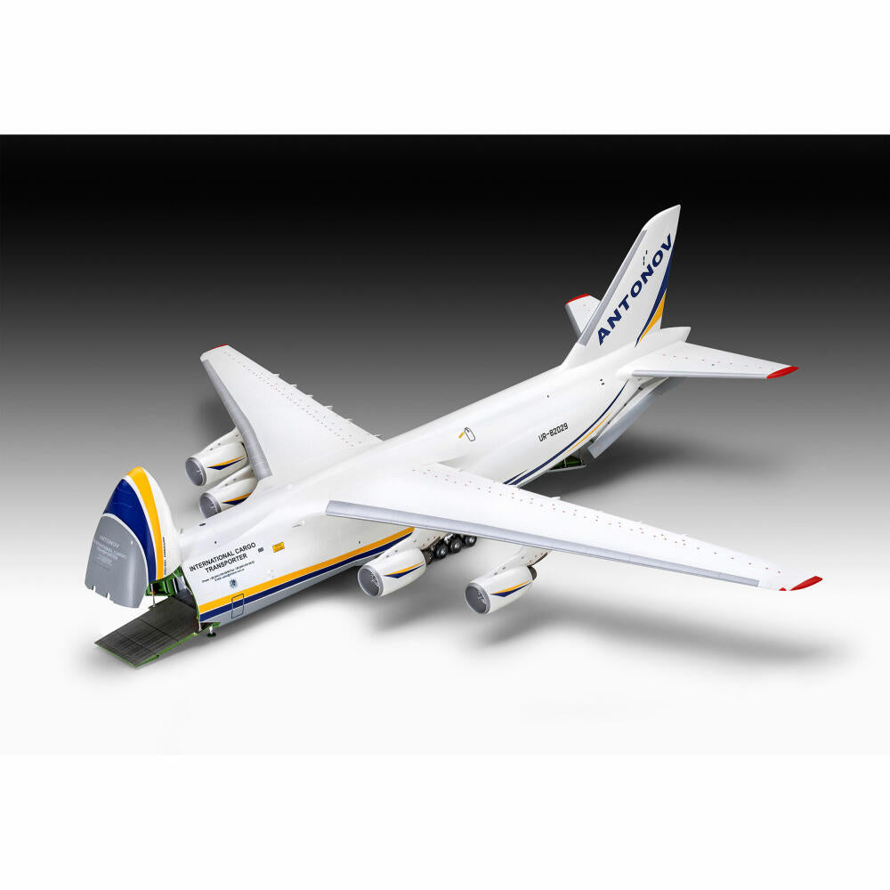 Revell Flugzeug-Modellbausatz Antonov AN-124 Ruslan, 178 Teile, 1:144, 03807