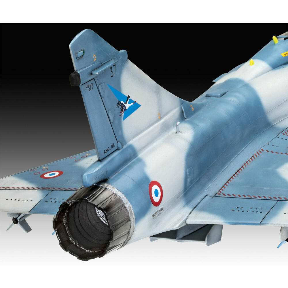 Revell Flugzeug-Modellbausatz Dassault Mirage 2000C, 62 Teile, 1:48, 03813