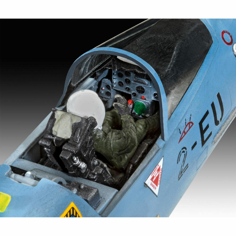 Revell Flugzeug-Modellbausatz Dassault Mirage 2000C, 62 Teile, 1:48, 03813