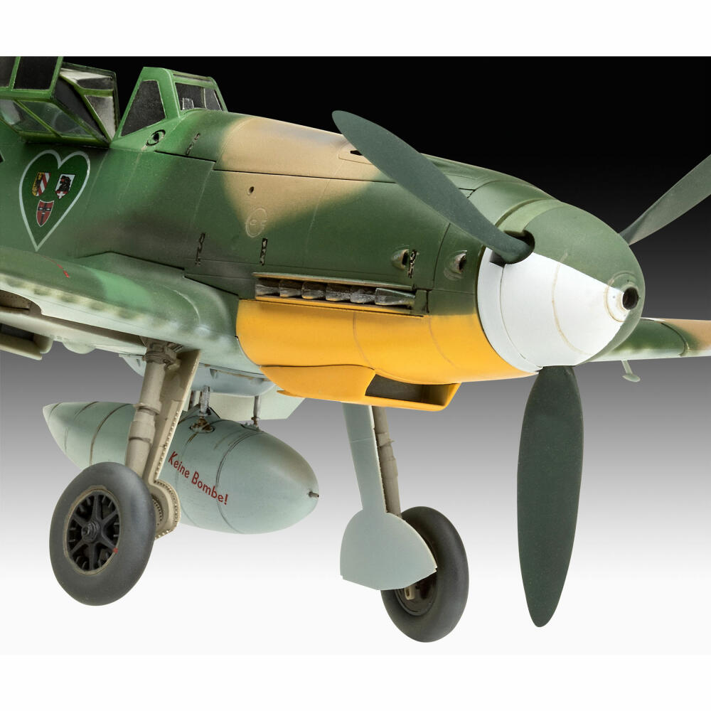 Revell Flugzeug-Modellbausatz Messerschmitt Bf109 G-2/4, 184 Teile, 1:32, 03829