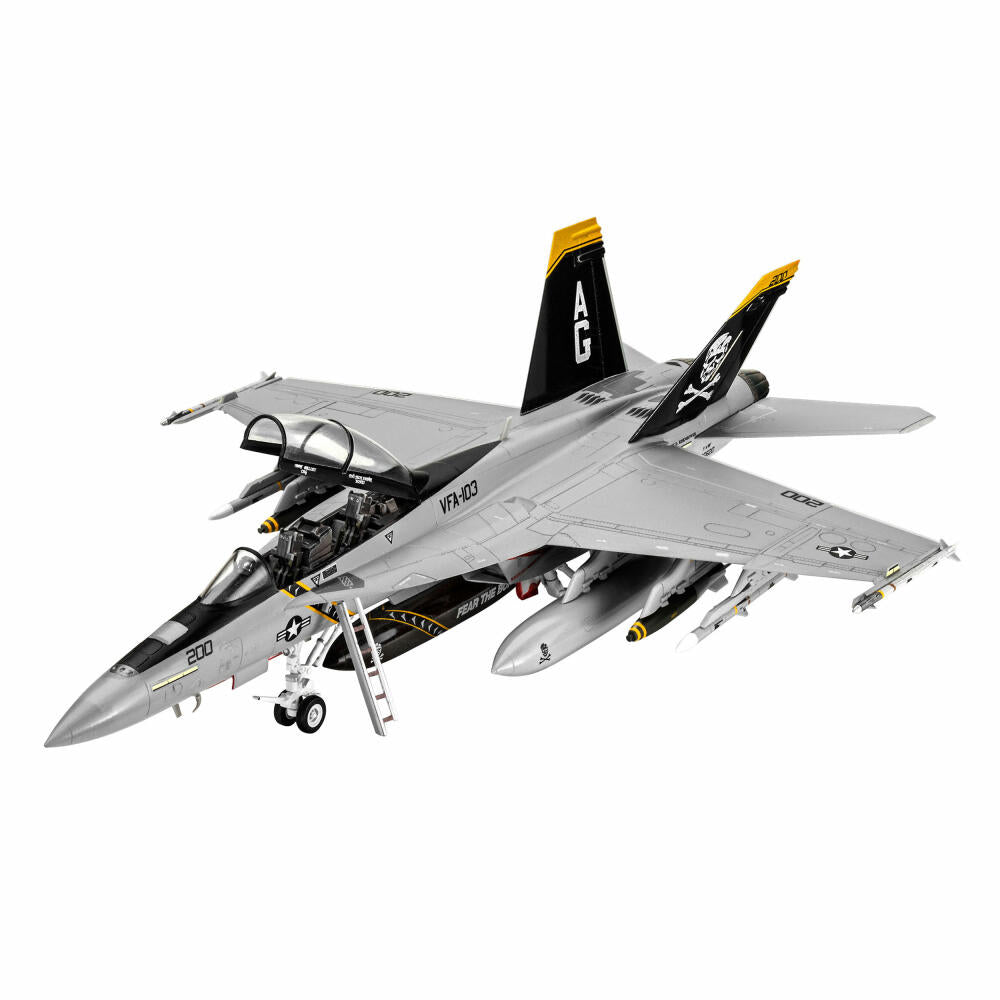 Revell Flugzeug-Modellbausatz F/A-18F Super Hornet, 97 Teile, 1:72, 03834