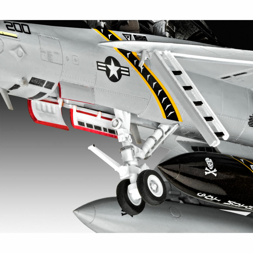 Revell Flugzeug-Modellbausatz F/A-18F Super Hornet, 97 Teile, 1:72, 03834