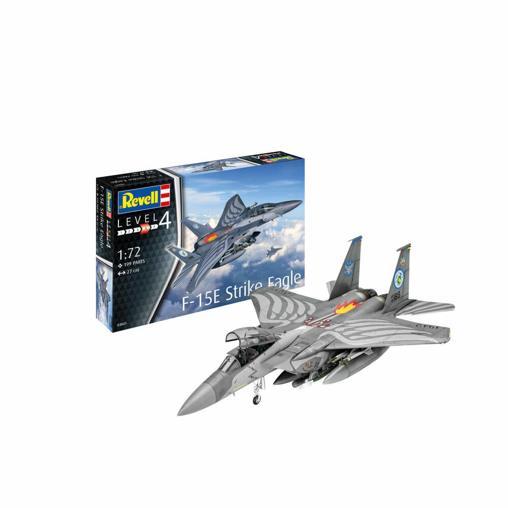 Revell Flugzeug-Modellbausatz F-15E Strike Eagle, 199 Teile, 1:72, 03841