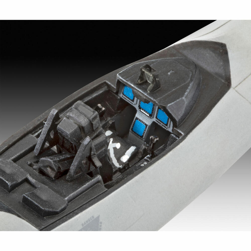 Revell Flugzeug-Modellbausatz Lockheed Martin F-22A Raptor, 116 Teile, 1:72, 03858