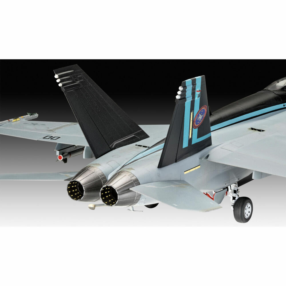 Revell Flugzeug-Modellbausatz Mavericks F/A-18E Super Hornet Top Gun, 161 Teile, 1:48, 03864