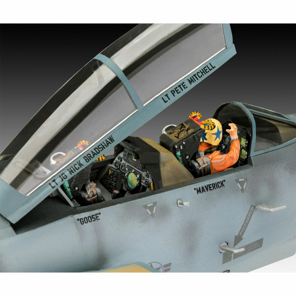 Revell Flugzeug-Modellbausatz Mavericks F-14A Tomcat Top Gun, 97 Teile, 1:48, 03865