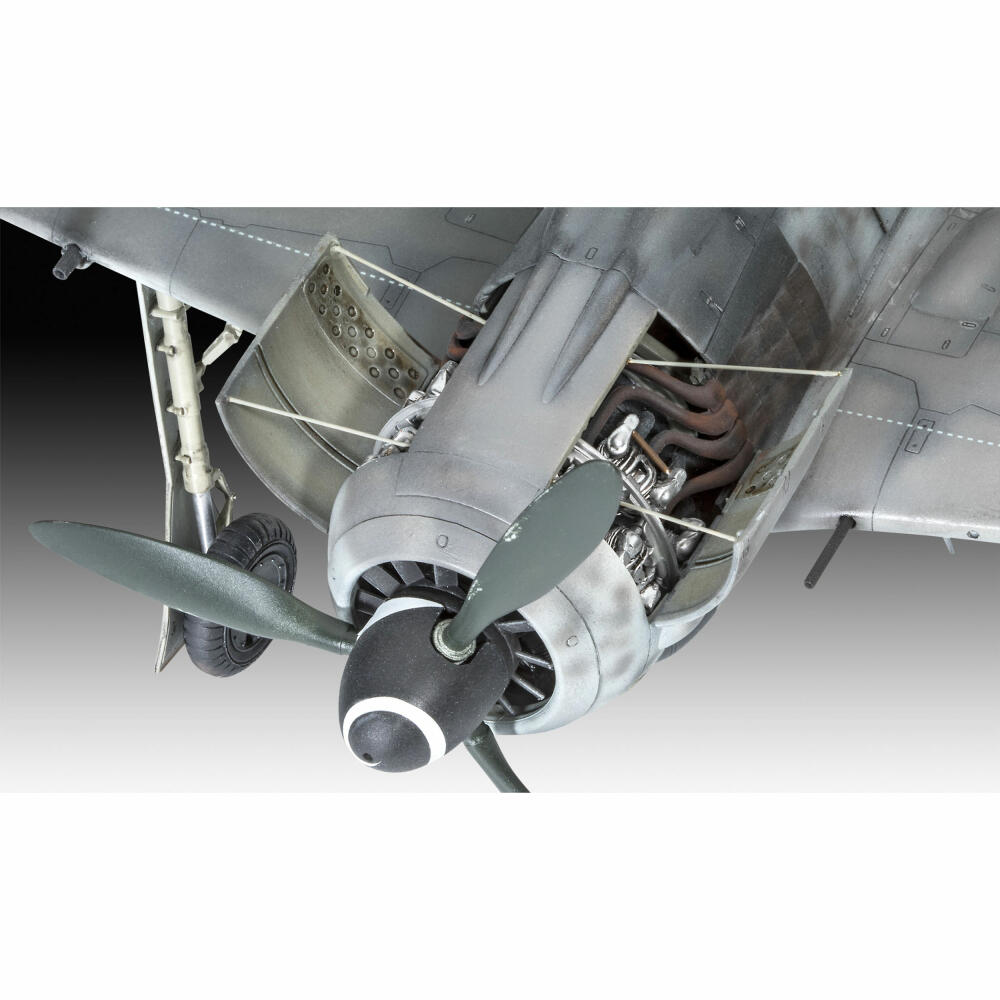 Revell Flugzeug-Modellbausatz Fw190 A-8/R-2 Sturmbock, 168 Teile, 1:32, 03874